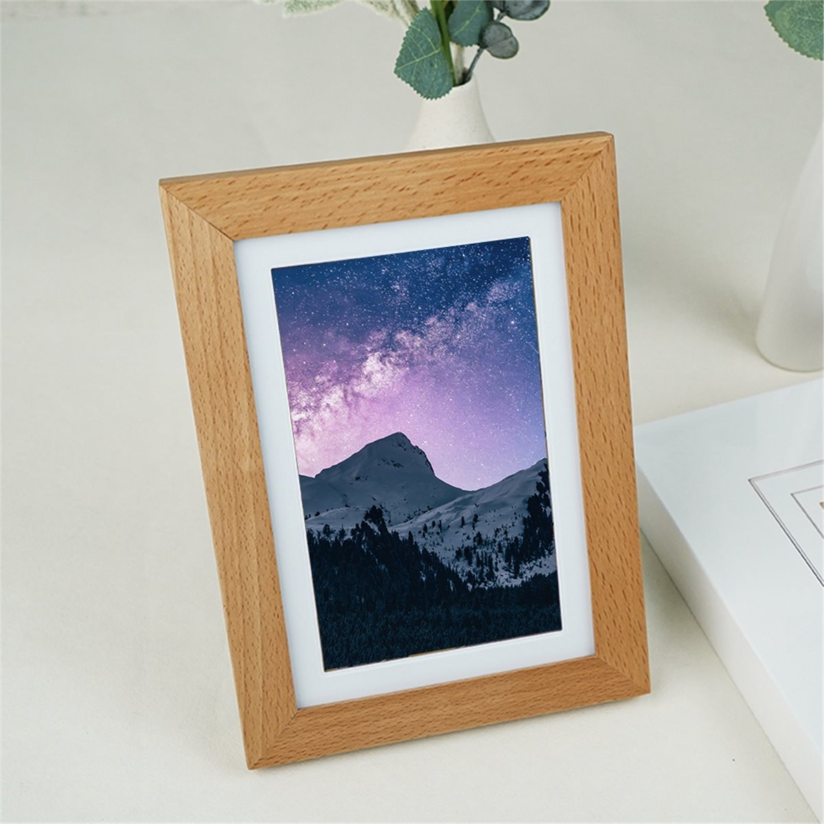 Digital Photo Frame Wifi - A73T 7.3インチカラーE-Inkディスプレイデジタルフォトフレーム WiFiスマートデジタルフォトフレーム 目に優しいブルーライトフリー 家族向け