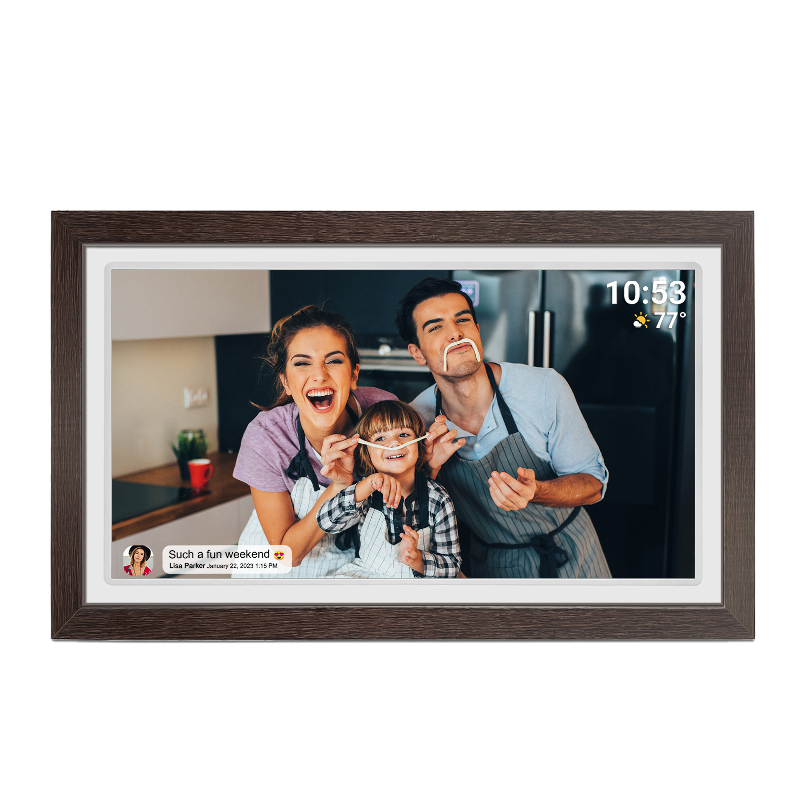 21.5インチWiFiデジタルフォトフレーム（Frameoア - Digital Photo Frame Wifi のレビューと価格