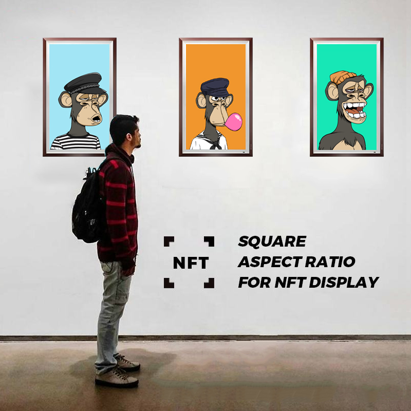 27 インチスマートクラウド写真ビデオ NFT ディスプレイ - Digital Photo Frame Wifi のレビューと価格