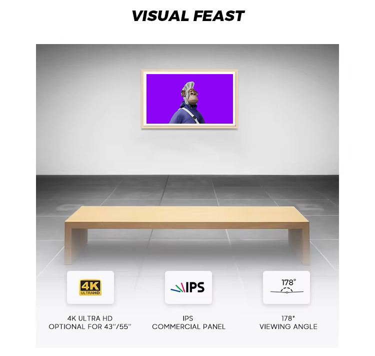 27 インチスマートクラウド写真ビデオ NFT ディスプレイ - Digital Photo Frame Wifi のレビューと価格
