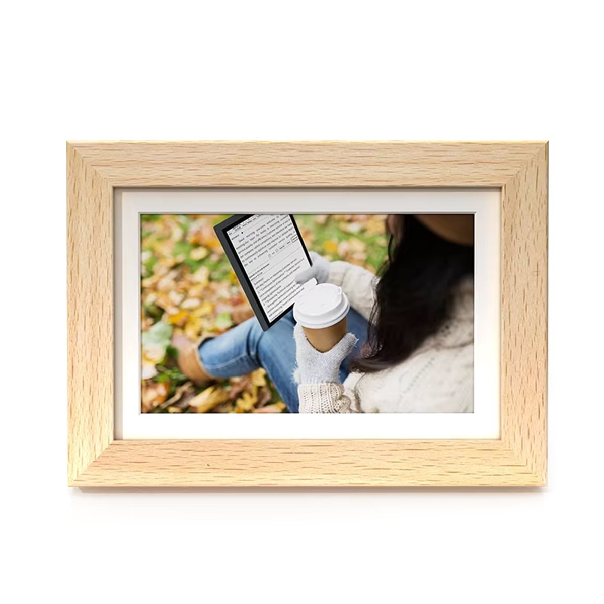 A73T 7.3インチカラーE-Inkディスプレイデジタルフ - Digital Photo Frame Wifi のレビューと価格