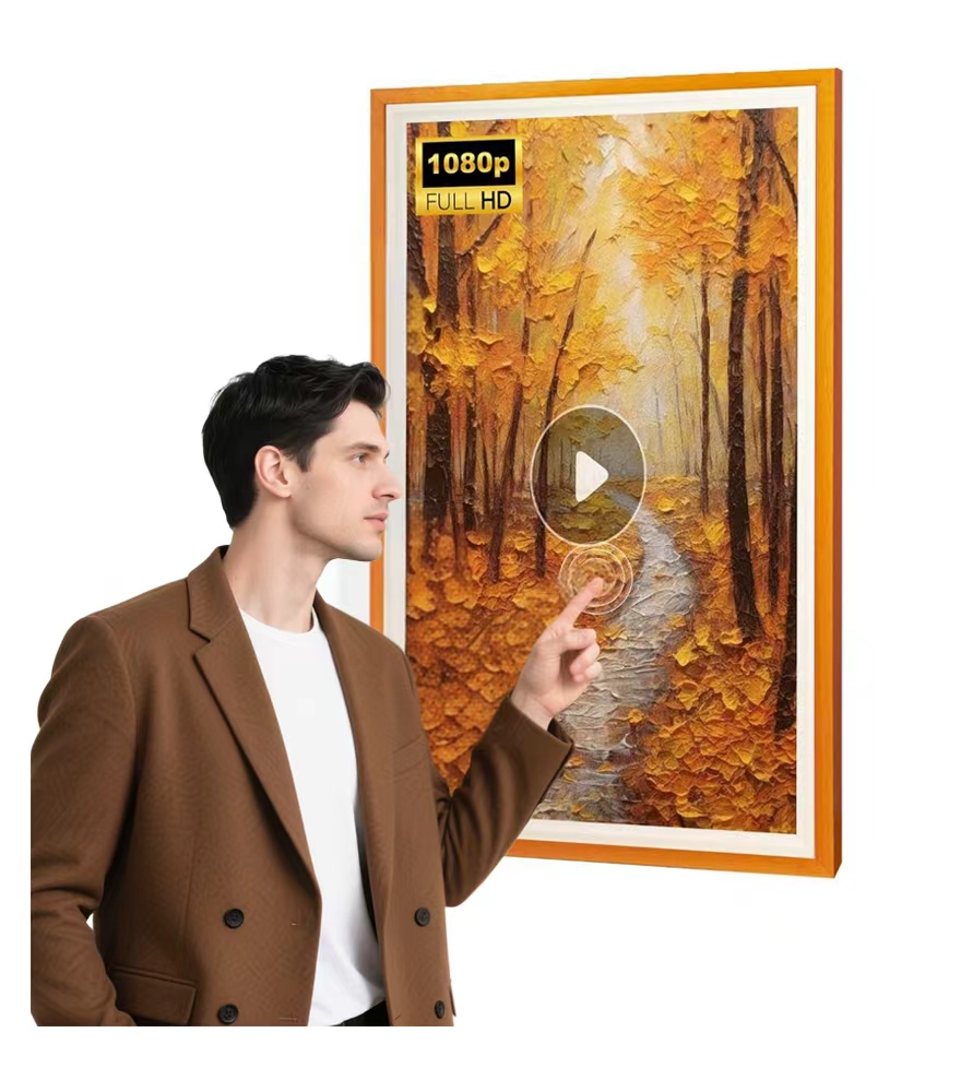 21.5インチ大型デジタルフォトビデオフレーム、100%木製 - Digital Photo Frame Wifi のレビューと価格