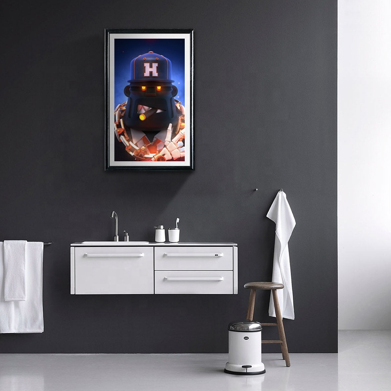 壁掛け式アンチグレアタッチ27インチ木製フレームデジタルフォ - Digital Photo Frame Wifi のレビューと価格
