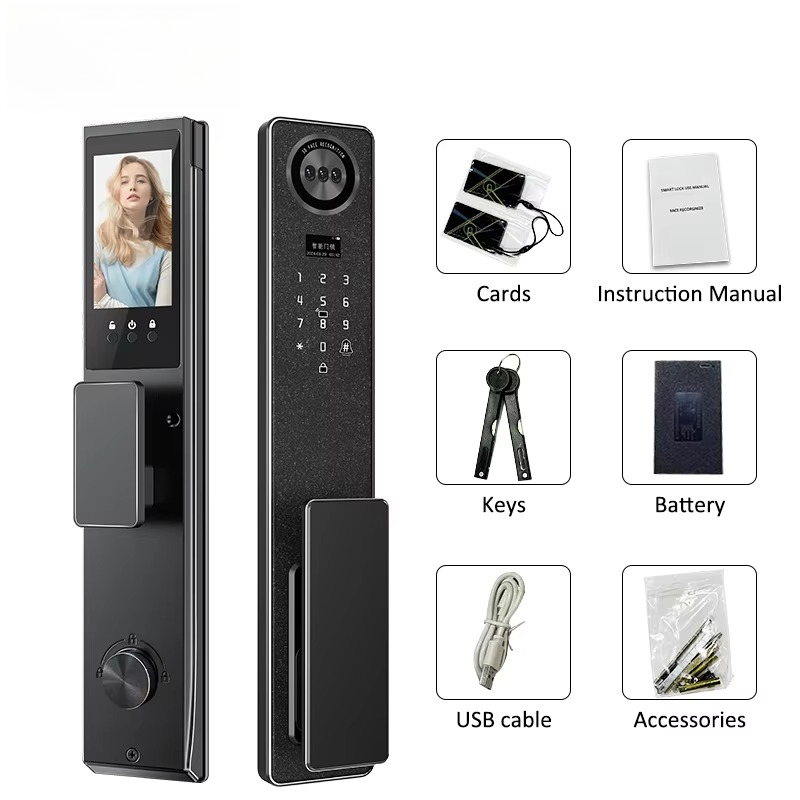Tuya WiFi スマートドアロック、家庭用生体認証指紋ロ - Electronics & Gadgets Starting With T のレビューと価格