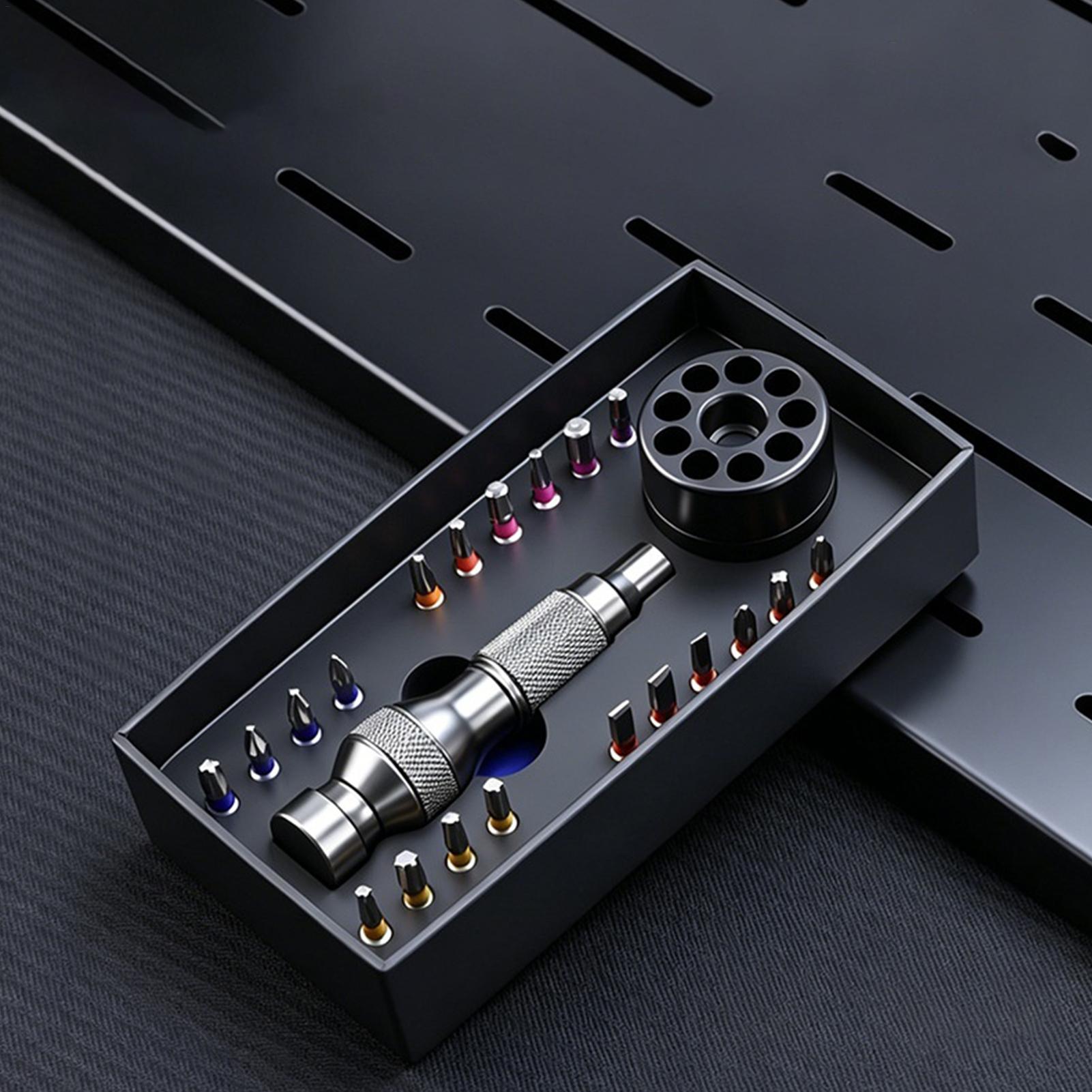 電動ドライバービット 22 個磁気ドリルチップ収納ベース付き - Electronics & Gadgets Starting With T のレビューと価格
