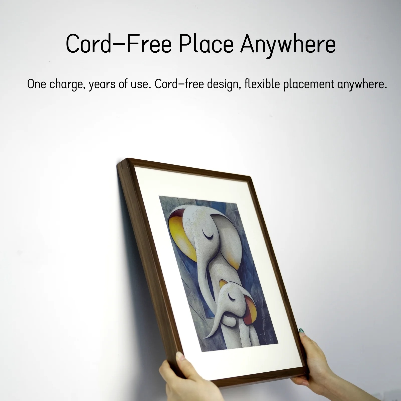 Hindetel 7.3インチ壁掛けデジタルAI生成画像カラ - Digital Photo Frame Wifi のレビューと価格