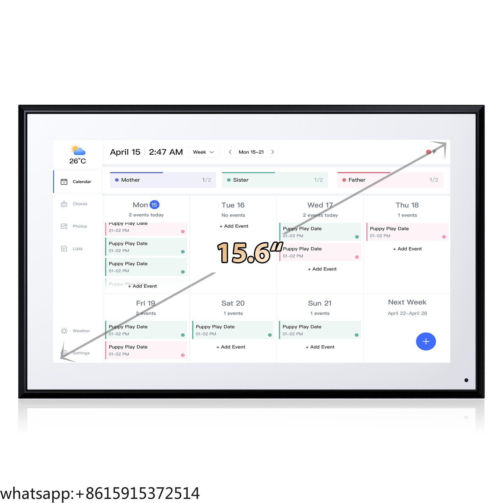TCDSTARSmart カレンダー デジタル フォト フレ - Digital Photo Frame Wifi のレビューと価格